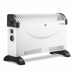 TROTEC Konvektor Heizung TCH 19 E – Heizleistung 750 W / 1250 W / 2000 W – Elektro Heizkörper Ohne Timer 47 x 33 x 20 cm