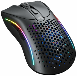 GLORIOUS Gaming Model D 2 Wireless Gaming Mouse - superleicht 66g, bis zu 210h Batterie, 26K Opt. Sensor, 6 Program. Tasten, 80 Millionen Klicks, FPS, MMO, MOBA - Mattschwarz