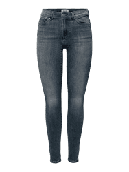 ONLY Female Skinny Jeans ONLWAUW Mittlere Taille Skinny Fit Jeans M / 32L Blue Black Denim/Detail:bj777