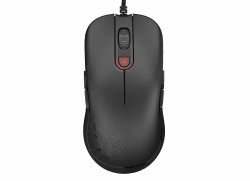 Ozone M10 Gaming Mouse – Ergonomische kabelgebundene Maus zum Starten des Computers – Optischer Sensor, USB, Schwarz