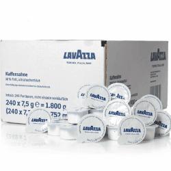 Lavazza Kaffeesahne Portionsmilch 240 x 7,5g Tassenportionen 10% Fett