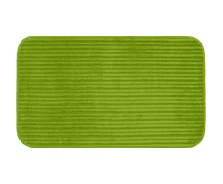Gözze - Rutschfester Weicher Badeteppich, 100% Polyester, 70 x 120 cm - Dunkelgrün Dunkelgrün 70 x 120 cm