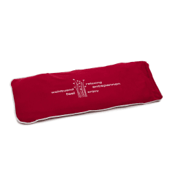 Amago - Körnerkissen mit Jersey Bezug, 50 x 20 cm - Rot Rot 50 x 20 cm