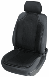 Walser Auto-Sitzauflage Aero-Spacer, atmungsaktiver Sitzschoner, Universaler Sitzaufleger-Auto mit Polsterung, komfortable PKW-Sitzauflage schwarz Aero-Spacer - schwarz
