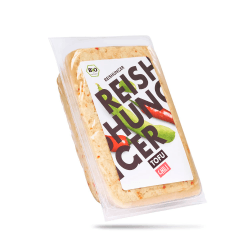 Reishunger BIO Tofu Chili 4 x 200 g - Bio-Sojabohnen aus Österreich - Pflanzliches Protein - Glutenfrei & Vegan - Ungekühlt haltbar