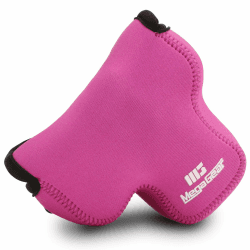 MegaGear MG1039 Canon EOS M50, M5 (15-45) Ultraleichte Kameratasche aus Neopren - Rosa