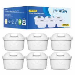 EVERSPRING Wasserfilter Kompatibel mit Brita Maxtra+, Maxtra Plus,Mavea,Anna Duomax,6 Stück