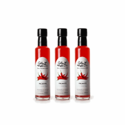 GLOSA MARINA 3er Paket *PICANTE* Crema Balsámica Picante - Balsamico Gourmet Essig Creme Chili Pikante (3 x 250ml)