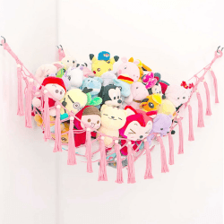 Kuscheltier Aufbewahrung Netz, Kuscheltier Netz für Kuscheltiere, Kuscheltier Hängematte, Aufbewahrung Kuscheltiere, Stofftier Aufbewahrung Spielzeug Organizer für Plüschtiere