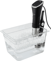 Heidenfeld SVK Sous Vide Garer Isolationskugeln - 250 Stück - BPA frei - Durchmesser Ø 2.0 cm - Kompatibel mit allen Marken - Sous Vide Stick Zubehör - Sous-Vide Wasserbad - Ersatz für Deckel