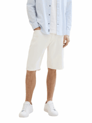 TOM TAILOR Herren Morris Relaxed Fit Shorts 29 10101 - White Denim