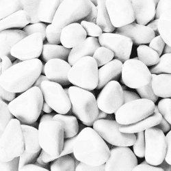 Eurosand Marbles 7-15mm gerundete Dekosteine 1 KG Weiss