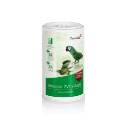 Tierarzt24 KORVIMIN ZVT & REPTIL bietet die optimale Nährstoffversorgung für Ziervögel, Tauben & Reptilien - Zur kurzfristigen Vitamin- und Mineralstoffversorgung. Weltweit im Einsatz - 50 g