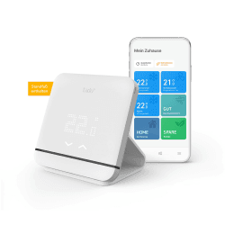 tado° smarte Klimaanlagensteuerung mit Standfuß – Klimaanlage digital steuern per App – optimales Raumklima – Energie sparen – einfache Installation – kompatibel mit Alexa, Siri & Google Assistant Zusatz Klimaanlagen-Steuerung &Stand