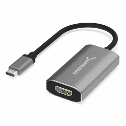 SABRENT USB C auf HDMI Adapter 8K@60Hz & 4K@120Hz, 2.1 Externe USB Grafikkarte für Laptop (DA-UCH8) USB C auf HDMI 8K Adapter