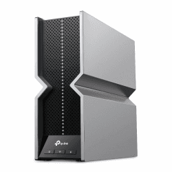 TP-Link RE800BE WiFi 7 WLAN Verstärker Repeater BE19000, Tri-Band, 1× 10-Gbps-Port + 2× Gigabit-Ports, Maximierte Abdeckung, Access Point Modus, 8 interne Antennen, 320-MHz-Kanal, LED-Lichtleiste