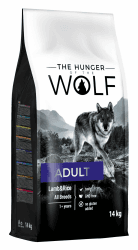 The Hunger of the Wolf Hundefutter für ausgewachsene Hunde aller Rassen, Fein zubereitetes Trockenfutter mit Lamm und Reis - 14 kg All Breeds Lamm und Reis 14 kg (1er Pack)