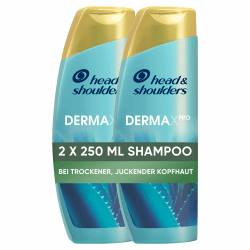 Head & Shoulders DERMAXPRO Beruhigend Set mit Anti-Schuppen Shampoo & Kopfthautmaske (2x 250 ml), mit Aktiver Aloe, gegen juckende und trockene Kopfhaut