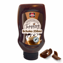 Schwartau Coffee Shop Schoko, Topping zum Verfeinern von Kaffeespezialitäten, 250ml