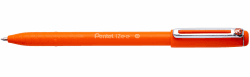 Pentel BX460-F Kugelschreiber Izee, Modell mit Kappe, Metallclip, 0, 5 mm Strichstärke, 12 Stück, Orange 1 stück (12er Pack) Orange
