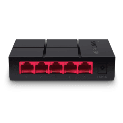 MERCUSYS MS105G 5-Port Gigabit Netzwerk Switch bis 2000 MBit/s, RJ-45 Anschlüsse LAN Switch, Auto-MDI/MDIX, Lüfterlose Ruhe, Lug-und-Play, Automatische Geschwindigkeits- und Duplexanpassung
