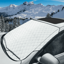 HiBeauty PRO Frontscheibenabdeckung Winter, Auto Winter Windschutzscheibenabdeckung,Windschutzscheibe Abdeckung Faltbare,Frontscheibenabdeckung Für Die Gegen Schnee EIS Frost Staub Sonne,145×98 cm