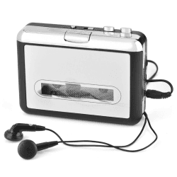 Kassettenspieler, Kassettenkonverter, Portable Digital USB Kassettenrekorder Audio Musik Kassette Mp3 Konverter Tragbarer Walkman Konvertieren Kassetten Digitales Format Mit Kopfhörer Player Laptop