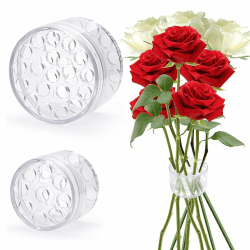 YdseozOA 2pcs Blumenstammhalter, transparenter Spiralstammhalter für Blumen, Ikebana -Stammhalter, wiederverwendbar