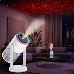 DASIAUTOEM Luftbefeuchter, Aroma Diffuser, Stern Humidifiers, Luft Befeuchter, Raumluftbefeuchter, Drehbare Düse mit Licht ferngesteuert einstellbar geeignet für Schlafzimmer Wohnzimmer Kinderzimmer
