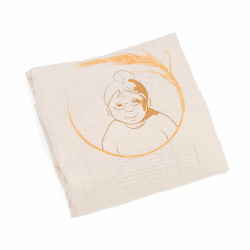 Gözze - Körnerkissen, Natur, Füllung: 850g, Dichtes Grundgewebe (3000 g/m²) - 20 x 53 cm 1 Stück (1er Pack) Körnerkissen