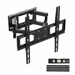 GRIFEMA TV Wandhalterung Fernseher Halterung GB1006-4 für 26-65 Zoll, Schwenkbar Neigbar Ausziehbar Universal TV Halterung für Flach & Curved, bis zu 35kg, Max. VESA 400 x 400 mm