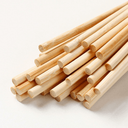 RYAN Holzstab Rundholz 30 Stück Holzstäbchen zum Basteln Ø 6 mm Länge 30 cm Holzstäbe Zum Basteln Modellbau DIY Handwerk Holzstäbchen Basteln