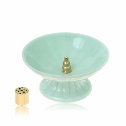 Flanacom Räucherstäbchen Halter 3 in 1 für alle Arten von Weihrauch Meditation Zubehör Japanische Deko