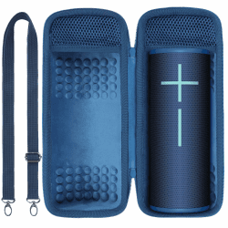 Lebakort Hart Tasche Hülle Etui für Ultimate Ears Megaboom 4 / Megaboom 3 Bluetooth-Lautsprecher (Blau)