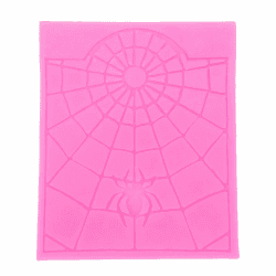Holibanna Halloween silikon Kuchen dekorieren Form Spinnennetz und eine spinne Kuchen Spitze Fondant Paste Formen rosa
