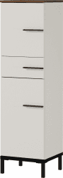 Germania Mediumschrank GW-Yonkers, in Kaschmir/Nussbaum-Nb., mit Selbsteinzug der Schubladen, 34 x 123 x 34 cm (BxHxT) Mediumschrank Kaschmir/Nussbaum-Nb.
