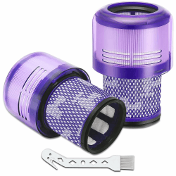 Laukowind Pack of 2 Filters for Dyson V11 Absolute Torque Drive Animal, V15 Detect, SV14, SV22 Vacuum Cleaner, Washable Replacement Filter Accessories for Dyson Battery Vacuum Cleaner # DY970013-02 &