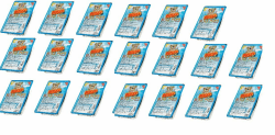 Bussy Mix Ice Pops Wassereis Schleck Drinks 20 x 10er Pack = 200 Wassereis a 40ml