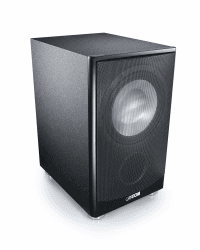 Canton AS 85.3 SC Leistungsstarke Aktiv-Subwoofer (200/280W) schwarz schwarz Single