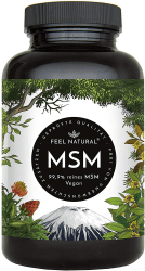 MSM Tabletten - 2000mg MSM (Methylsulfonylmethan) je Tagesdosis - 365 Tabletten (6 Monate) - Mit natürlichem Vitamin C aus Acerola - Hochdosiert, vegan, laborgeprüft, ohne unerwünschte Zusätze
