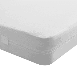 Beedsooth wasserdichte Matratzenbezug 80 x 200cm mit Reißverschluss, Gegen Milben Matratzenschoner 80x200cm,Hygienische und Atmungsaktive Matratzenauflage Höhe 16cm 80x200cm 16.0 Zentimeter