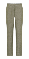 BRAX Herren Style Fabio Ldx Pure Linen: Chino in Sommerlichem Leinen Freizeithose 36W / 30L Avocado
