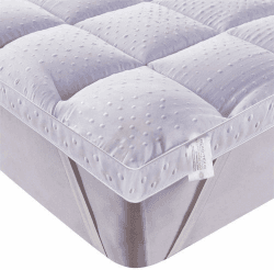 Bedecor 3D Soft matratzen Topper 180x190/200cm,Microfibre Mattress Topper,rutschfest Antiallergisch Matratzenauflage