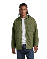 G-STAR RAW Herren Unisex Postino Oversized Jacke 2.0 Grün (Shadow Olive D22891-c442-b230) XXL