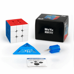 MOYU Meilong 3M Zauberwürfel, 3x3 Magnetischer Geschwindigkeitswürfel Puzzlewürfel Flexible 3D Rätsel für Würfelliebhaber
