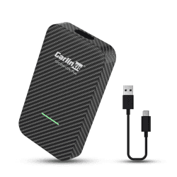 CarlinKit 2025 Wireless CarPlay Adapter mit OTA-Upgrade-Unterstützung, 5GHz Datenübertragung für Autos mit kabelgebundenem CarPlay