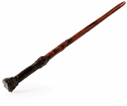 Wizarding World Harry Potter - Leuchtzauberstab von Harry Potter mit Patronus-Projektion, ca. 33 cm , Spielzeug für Kinder ab 6 Jahren, Fanartikel Projektions Zauberstab Harry