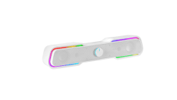 Mars Gaming MSBXW Weiß, RGB Soundbar, Bluethooth 5.0 + Jack 3.5, DSP Sound 10W