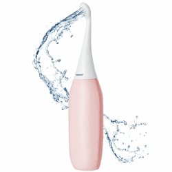 Happy Po Dusche - Po Dusche für die Intimhygiene - Tragbare Bidet Handbrause für Reisen und Alltag - Nachhaltige Reinigung - Einfach zu benutzen, Geeignet für jede Lebenslage - Rosa