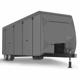 Richeer Wohnwagen-Schutzhülle für Wohnwagen, wasserdicht, frostsicher, UV-geschützt, UV-geschützte Wohnwagenhülle, Universal-Wohnwagenhülle 400-450cm